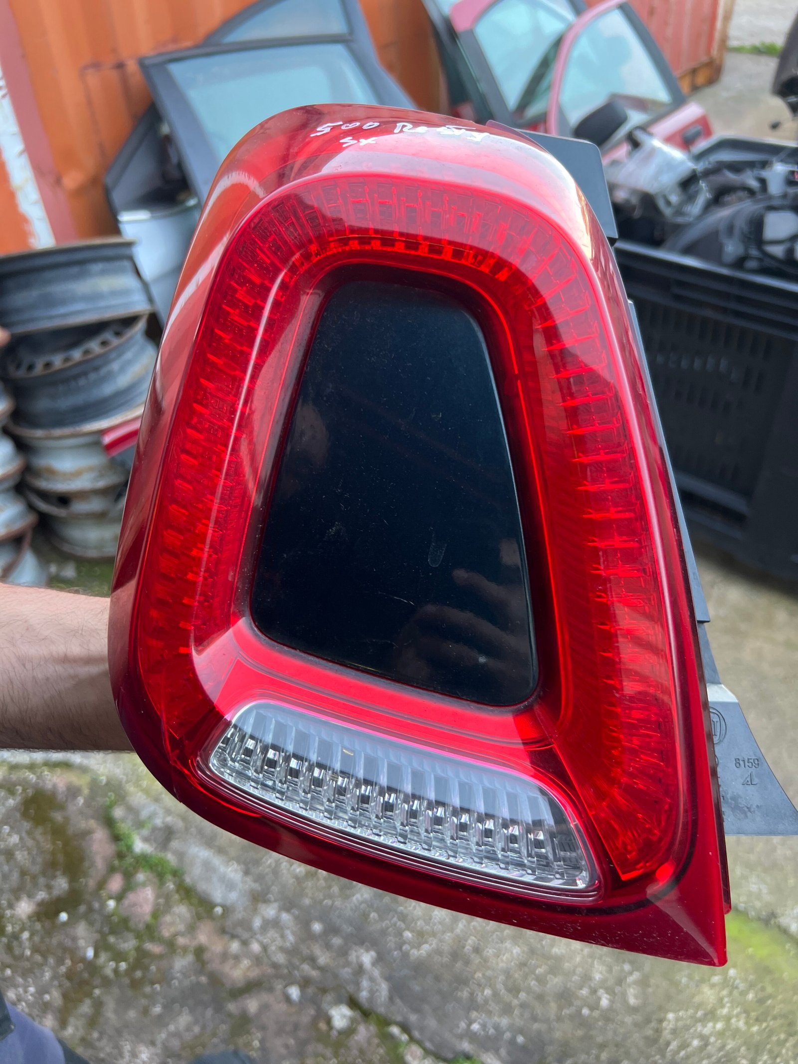 Faro Posteriore SX Fiat 500